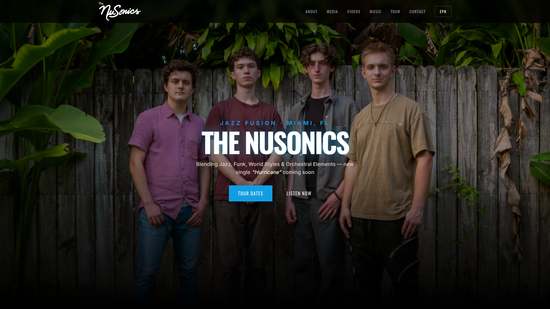 The NuSonics — Live Band website